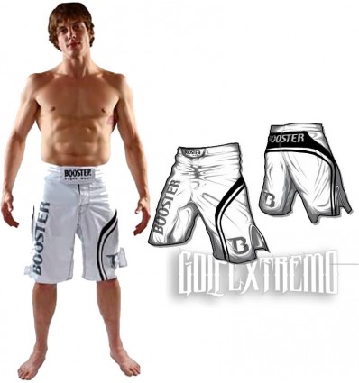 Pantalon MMA Booster " Pro Trial" Blanco