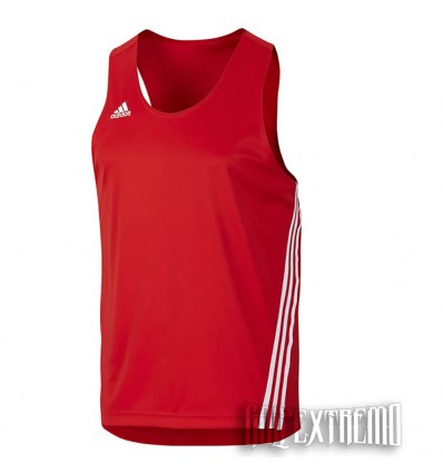 Camiseta de boxeo Adidas Base Punch Rojo-Blanco