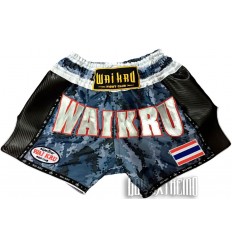 Shorts Muay Thai Wai Kru Retro Camo - Gris