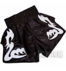 Pantalones Muay Thai Venum Bangkok Inferno Negro / Blanco