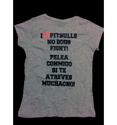 Camiseta Mujer Chatarras Palace I Love Pitbulls