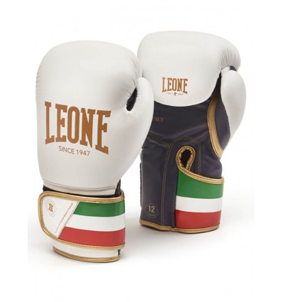 Guantes de Boxeo Leone Italy 47 -  Blanco