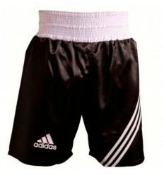 Pantalones de boxeo Adidas  Negro - Blanco