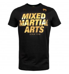 Camiseta Venum MMA VT Negro / Oro