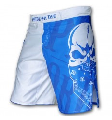Pantalones MMA PRiDE or DiE "Reckless" Azul / Blanco 